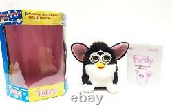 Furby Faux Furdy Knockoff Furby Fofito Noir Et Blanc Boxed Vtg Extremelly Rare