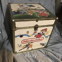 Jeux Vidéo Rare Vintage Nintendo Super Mario Zelda Box Jouet De Rangement Poitrine Jeux Vidéo