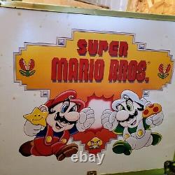 Jeux Vidéo Rare Vintage Nintendo Super Mario Zelda Wood Box Toy Chest Storage