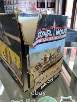 Kenner Vintage Star Wars Tatooine Skiff 1984 Loose Complet Avec Boîte Rare