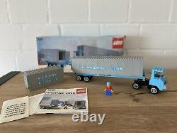 Lego 1651 Mearsk Line Container Truck 80er Box Vintage Rare