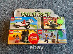 Lego 1891 4 Set Value Pack 1887, 1888, 1889, 1890 New Rare 1992
