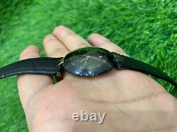 MONTRE VINTAGE RADO COUPOLE ANNÉES 1990 UNISEXE 32MM QUARTZ CÉRAMIQUE NOIRE AVEC BOÎTE RARE