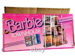 Maison de ville Barbie Vintage avec ascenseur, boîte d'origine, 100% complète ! RARE & HTF