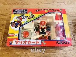 Mario Kart jouet vintage Nikko Mario RC avec boîte du Japon très rare
