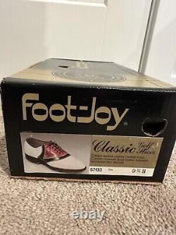Nouveau Avec Boîte Vintage FootJoy Style Classique 57133 (9.5B) RARE! Golf