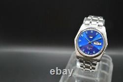 Octobre 1968 Très Rare Vintage Seiko DX Bleu Bracelet D'origine Montre Automatique