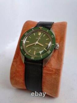 Omega Seamaster 120m Factory Green Dial-rare Vintage With Box&tag- Vent Manuel