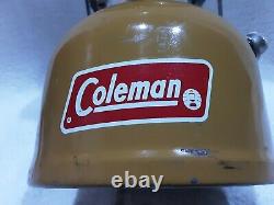 Original Coleman Gold Bond 200a Lanterne Vintage Rare Pas De Boîte / Papiers Daté 2/73