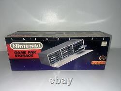 Original En Boîte Laserline Game Pak Storage nintendo nes gpx1500 Rare Vintage