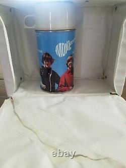 Original Rare 1967 Monkees Vinyl Lunch Box Vintage Bon Con. Avec Thermos