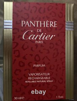 Panthere De Cartier Parfum 30ml Ancien Vintage Dans Boîte d'Usine Rare à Trouver