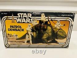 Patrouille Dewback Star Wars Rare Vintage 1979 en boîte en excellent état