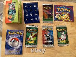 Pokemon Booster Boxes Packs Topps Vintage Rare Charizard Base Fossil Jungle Lot