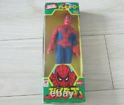 Popy Spiderman Avec Boîte / Japon Japonais 1978 Mego Vintage Rare