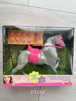 Poupée Barbie Blanche Vintage de 2001 avec Cheval et Boîte Rare