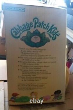 Poupée Vintage 1984 Cabbage Patch Kids Linette Candace Coleco Boîte d'origine Rare