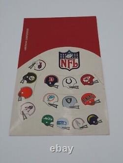 RARE Vintage 1979 NFL Football Light Orange Products Boîte Ouverte Non Utilisée