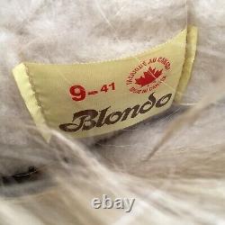RARE Vintage Dans la Boîte Originale Blondo Apres Ski Bottes en Poils de Chèvre Yeti Taille 9-41
