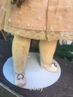Rare 16 All Original Antique Bébé Cosmopolite Bisque Doll Allemagne Avec Box