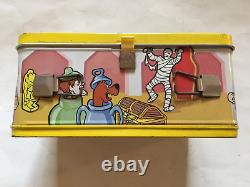 Rare 1973 Scooby Doo Où Es-tu Boîte À Lunch En Métal Vintage Boîte À Lunch