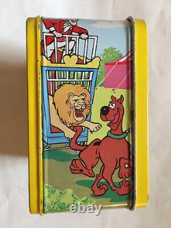 Rare 1973 Scooby Doo Où Es-tu Boîte À Lunch En Métal Vintage Boîte À Lunch