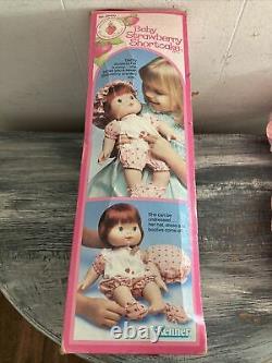 Rare 1982 Baby Strawberry Shortcake Vintage 13 Blow Kiss Doll Avec Box #26400