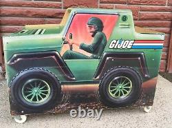 Rare 1983 Hasbro Gi Joe Army Jeep Toy Box American Furniture Company Toybox Vtg