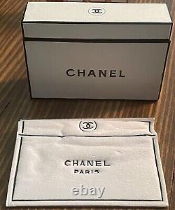 Rare 50s Vintage Chanel Parfum 4 Boîte De Bouteille Bois Des Iles Cuir De Russie #5