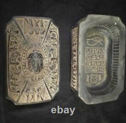 Rare Ancient Egyptian Antiques Box Scarab Déesse Isis, Yeux De Horus Egypte Bc