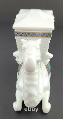 Rare Boîte Àrinket De Chameau De Porcelaine Elizabeth Arden Trésors Les Pharaons Vintage