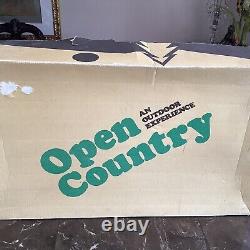 Rare In Box Vintage Roluc Ideal Open Country Chèvre Tabliers Bottes De Ski Sz 39/40