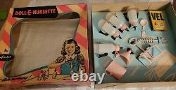 Rare Minty Toys Poupée-e Nursette Vintage Amsco Tiny Tears Dy-dee Bottles Box 50s