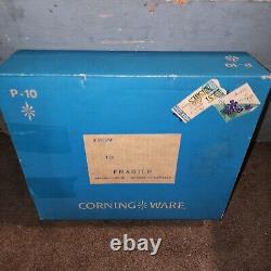 Rare Trouver Dans La Boîte Des Années 1960 Pyrex Vintage Corning Ware P-10 Skillet Avec Couvercle De Couverture