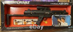 Rare Vintage 1978 Kenner Star Wars 3 Position Laser Rifle Complete In Box Works