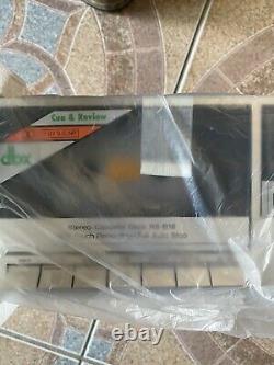 Rare Vintage 1984 Technics Dbx Stereo Cassette Deck Rs-b18 Nouvelle Boîte Ouverte