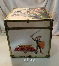 Rare Vintage 1988 Nintendo Super Mario Zelda Box Toy Chest Storage Jeux Vidéo