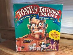 Rare Vintage 1992 Tony The Tattooed Man Caveman By Mattel Neuf dans sa boîte