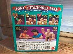 Rare Vintage 1992 Tony The Tattooed Man Caveman By Mattel Neuf dans sa boîte