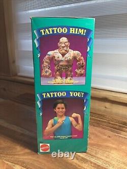 Rare Vintage 1992 Tony The Tattooed Man Caveman By Mattel Neuf dans sa boîte