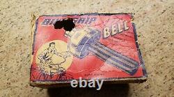 Rare Vintage 50's Nos Original Box Bicycle Bicycle Grip & Bell Collectible