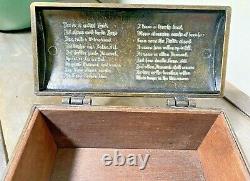Rare Vintage Authentic Antique Coppenhagen Danemark Ornate Lited Bronze Box
