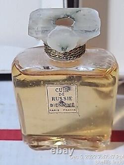 Rare Vintage Bienaime Parfumeur Cuir De Russie Mini Bouteille Nouvelle Boîte Originale