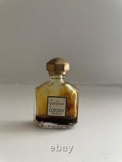 Rare Vintage Bouteille De Parfum De Corday En Boîte De Présentation, Excellent État