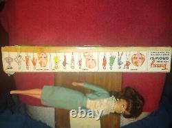Rare Vintage Brunette Tressy Doll 1963 Avec Boîte Et Vêtements/sans Clé