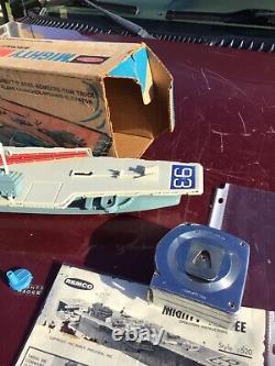 Rare Vintage Des Années 1960 Remco Industries Mighty Magee Battleship Aircraft Carrier Box