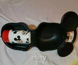 Rare Vintage Disney Lunch Box Mickey Mouse Head Kit Thermos Original By Aladdin