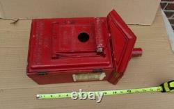 Rare Vintage Gamewell Small Signal D'alarme De Statiion D'incendie Boîte D'appel Nice