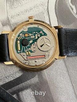 Rare Vintage Hamilton Watch Complet Box Paper Sans Travail 34mm Swiss Made Gp