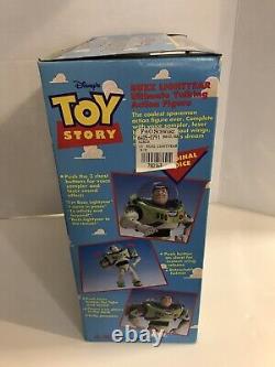 Rare Vintage Jouet Disney Toy Story Buzz Lightyear Figurine de 13 pouces, Tout Neuf dans sa Boîte
